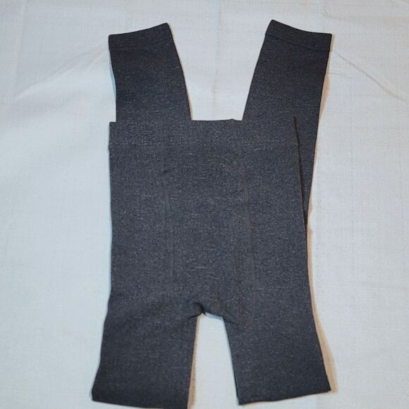 Ellen Tracy Gray Fleece Leggings Size Large - Picture 2 of 8